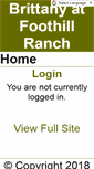 Mobile Screenshot of brittanyatfoothillranch.com